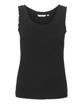 Майка Cream Top Ribba, черный