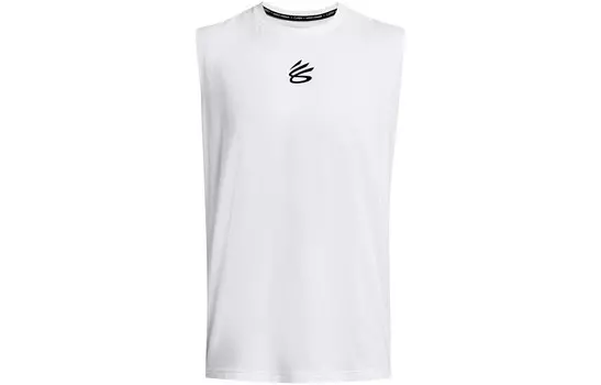 Майка Curry In The Same Series для мужчин, белый Under Armour, белый