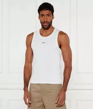 Майка дапота Slim fit Hugo, белый