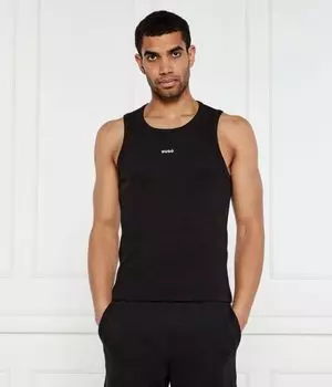 Майка дапота Slim fit Hugo, черный