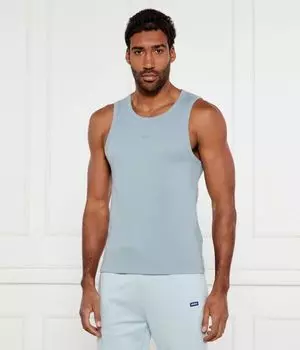 Майка дапота Slim fit Hugo, синий