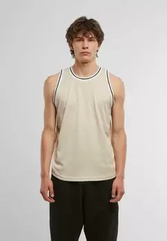 Майка DEF, бежевый