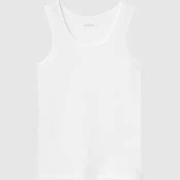 Майка детская Uniqlo Airism Cotton Blend Vest, белый