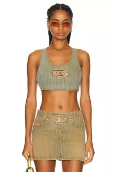 Майка Diesel Logo, зеленый