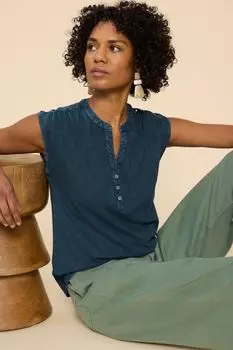 Майка Дина White Stuff, синий