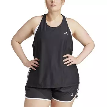 Майка для бега Adidas Own The Run больших размеров, черный
