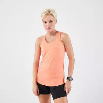 Майка для бега Decathlon Kiprun Care со встроенным бюстгальтером Kiprun, розовый