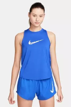 Майка для бега Dri fit One Swoosh Nike, синий