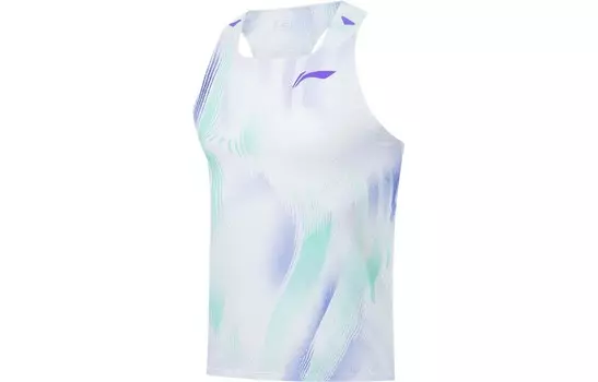 Майка для бега мужской белый Lining, белый