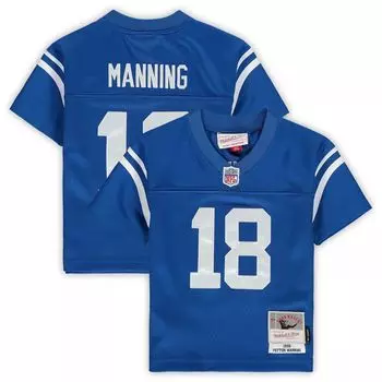 Майка для малышей Митчелл и Несс Пейтон Мэннинг Royal Indianapolis Colts 1998 года, вышедшая на пенсию Legacy Unbranded