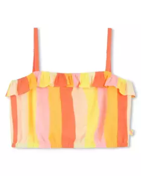 Майка для малышки с рюшами Billieblush, многоцветный