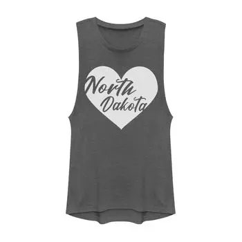 Майка для мышц с графическим рисунком North Dakota Heart для юниоров