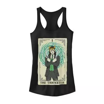 Майка для подростков Marvel Loki Trickster Tarot Racerback Licensed Character