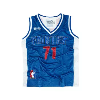 Майка для тайского бокса Fairtex JS19, размер S, синий