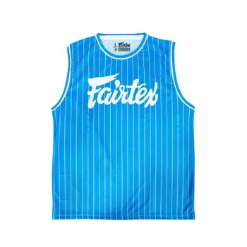 Майка для тайского бокса Fairtex MTT41, размер M, голубой