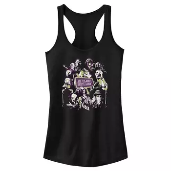 Майка для юниоров Beetlejuice Faces Racerback Licensed Character, черный