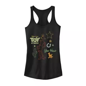 Майка для юниоров Disney Pixar Toy Story Woody Yee Haw Licensed Character, черный