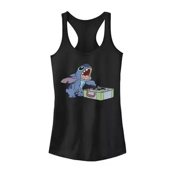 Майка для юниоров Disney's Lilo & Stitch Record Player Stitch Licensed Character