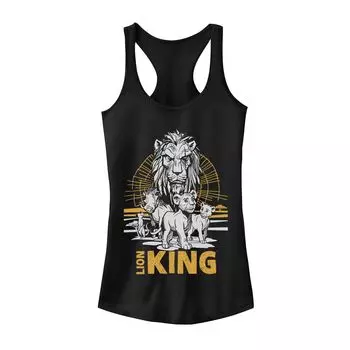 Майка для юниоров Disney's The Lion King с эскизом группового снимка Licensed Character, черный
