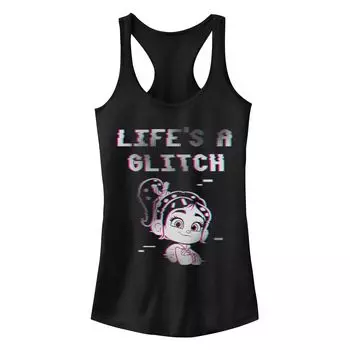 Майка для юниоров Disney's Wreck It Ralph 2 Vanellope Life's A Glitch Racerback Licensed Character
