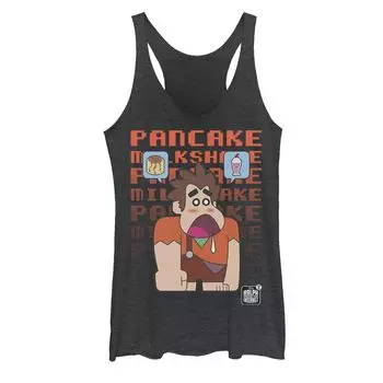 Майка для юниоров Disney Wreck It Ralph 8-Bit Pancake Milkshake Портретная майка Licensed Character