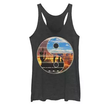 Майка для юниоров Инь Ян в пустыне, день и ночь