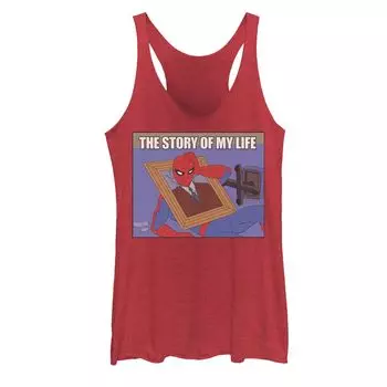 Майка для юниоров Marvel Spider-Man The Story Of My Life Marvel