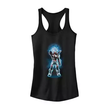 Майка для юниоров с изображением Marvel Avengers Endgame War Machine Quantum Gear Licensed Character