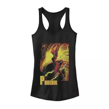 Майка для юниоров с логотипом комиксов Marvel Phoenix Comics Licensed Character, черный