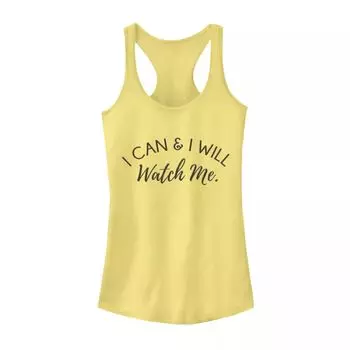 Майка для юниоров с надписью «Watch Me»