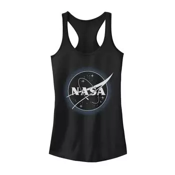 Майка для юниоров со светящимся черно-белым логотипом NASA Licensed Character