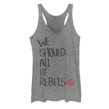 Майка для юниоров Star Wars Be A Rebel Licensed Character, цвет Gray Heather