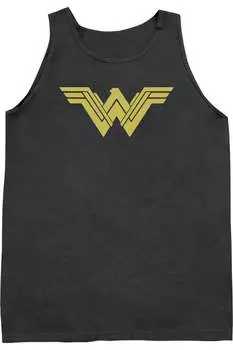 Майка для взрослых Batman V Superman Clean Line Logo Gildan, цвет charcoal