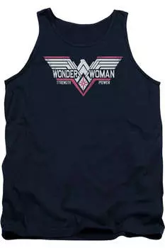 Майка для взрослых Batman V Superman Thunder Logo Gildan, темно-синий