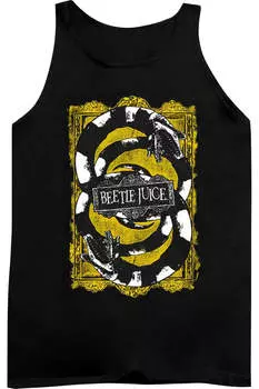 Майка для взрослых Beetlejuice We Got Worms Gildan, черный