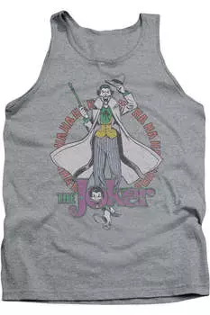 Майка для взрослых DC Comics Maniacal Gildan, цвет athletic heather