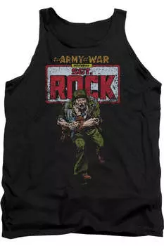 Майка для взрослых DC Comics Sgt Rock Gildan, черный