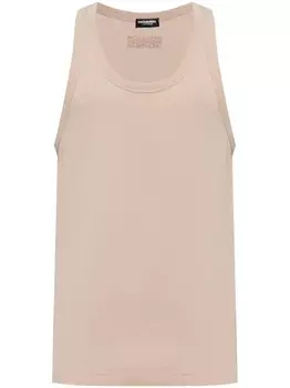 Майка DSQUARED2 с вышитым логотипом, нейтральный