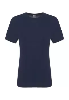 Майка Dunova, круглый вырез, однотонная, мужская AMMANN, темно-синий