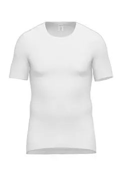 Майка двойная резинка 433, круглый вырез, мужская AMMANN, белый