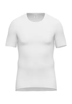 Майка двойная резинка 433, круглый вырез, мужская AMMANN, белый