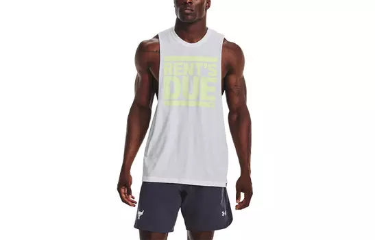 Майка Джонсон мужской белый Under Armour, белый