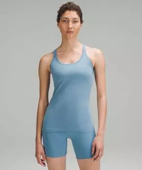 Майка Ebb to Street Lululemon, синий