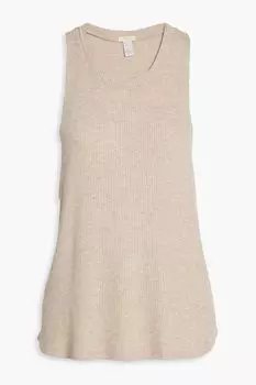 Майка Elon из джерси в рубчик EBERJEY, бежевый