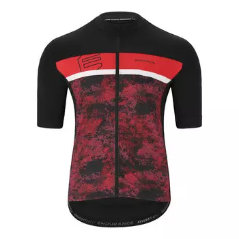 Майка Endurance, цвет schwarz/hellrot/schwarz