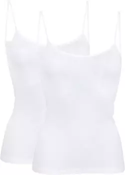 Майка Erwin Mller mit Spaghettitrgern 2er Pack, белый