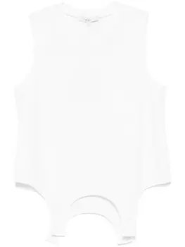 Майка-флип Tibi, белый