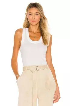 Майка Free People U-Neck, белый