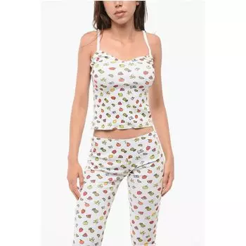 Майка FRUITY из хлопковой смеси Dsquared2, белый