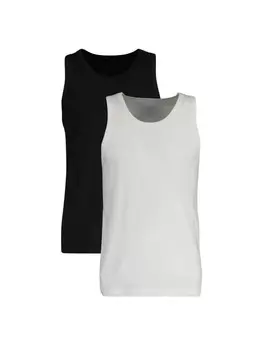 Майка Gant 2er Pack, черный/белый